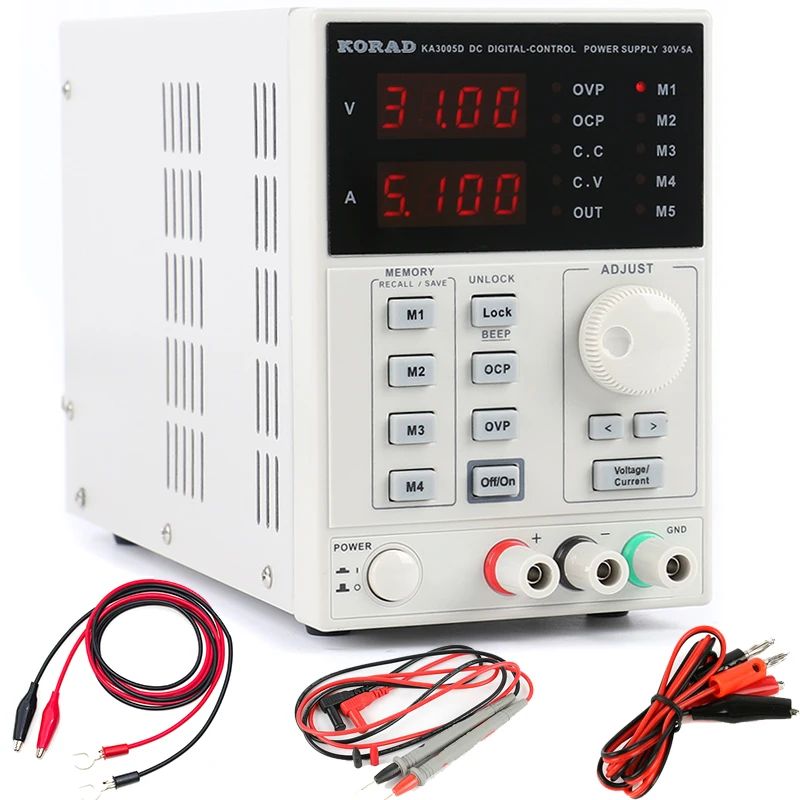 Linear Lab Power Supply Adjustable - KORAD 3005D 3005DS Hochpräzises einstellbares digitales